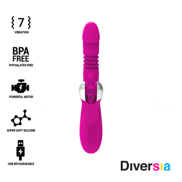 Vibratore Diversia Bunny Up Down: stimolazione potente e versatile